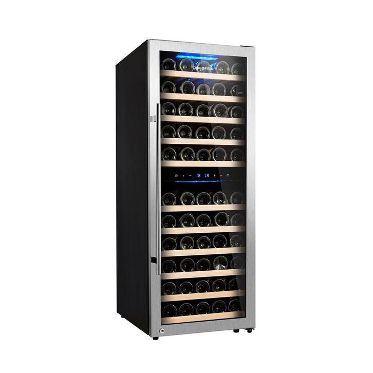 GGM Gastro | Wijnkoelkast - 2 klimaatzones - 200 liter - |, Witgoed en Apparatuur, Koelkasten en IJskasten, 200 liter of meer