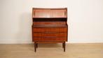 Vintage secretaire | Teak | 93 cm, Ophalen of Verzenden, Nieuw