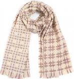 Sjaal geruit - Beige - 190 x 65 cm - Cosy winter, Damesdingetjes, Verzenden, Nieuw, Sjaal