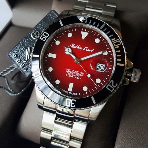 Mathey-Tissot - Swiss Automatic - Limited Edition - Red Sea, Sieraden, Tassen en Uiterlijk, Horloges | Heren