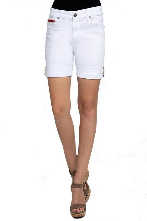 -36% Zhrill  Zhrill Nova denim short  maat 26, Kleding | Dames, Broeken en Pantalons, Wit, Nieuw, Verzenden