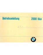 1968 BMW 2000 TILUX INSTRUCTIEBOEKJE DUITS
