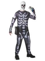 Fortnite Skull Trooper Kostuum – Verkleedpak - Maat S, Ophalen of Verzenden, Nieuw, Maat 46 (S) of kleiner