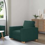 vidaXL Sofa Stoel Donkergroen 60 cm Stof, Huis en Inrichting, Banken | Bankstellen, Verzenden, Nieuw, Stof