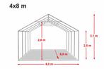 te huur partytent 4x8 inclusief op en afbouw, Nieuw