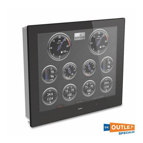 Bieden: Boening AHD1215G 15 inch touchscreen, Watersport en Boten, Navigatiemiddelen en Scheepselektronica, Kabel of Apparatuur