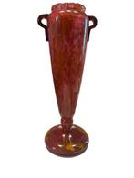 Verreries Schneider - Vaas - Glas - Collectie Jade - H. 32, Antiek en Kunst