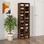 vidaXL Schoenenkast 54x34x183 cm bewerkt hout bruin, Verzenden, Nieuw