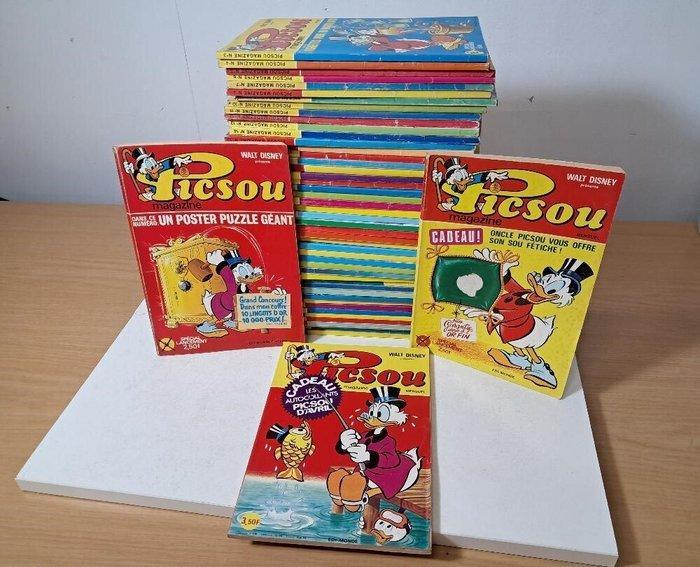 Picsou Magazine N°1 au N°50 - 50 tijdschriften - Eerste druk, Boeken, Stripboeken