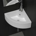 vidaXL Wastafel met overloop 45x32x12,5 cm wit, Doe-het-zelf en Verbouw, Sanitair, Verzenden, Nieuw