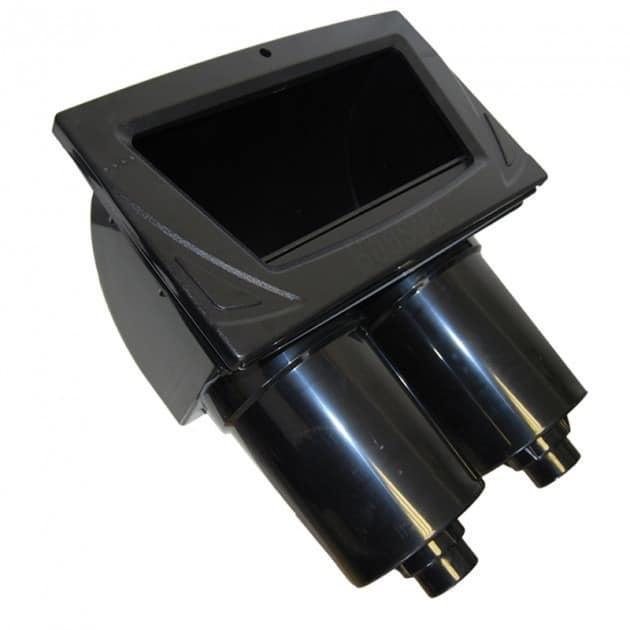 Black Complete skimmer double filters, Telecommunicatie, Carkits, Verzenden