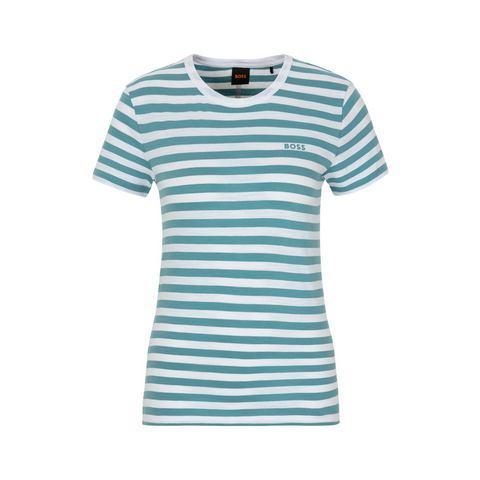 Boss Orange T-shirt C_Esla_Striped Premium damesmode,, Kleding | Dames, T-shirts, Nieuw, Verzenden
