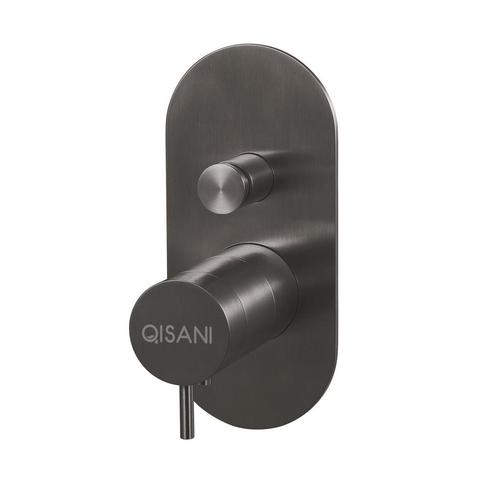 Inbouwkraan Qisani Flow Thermostatisch 2-weg Ovaal, Doe-het-zelf en Verbouw, Sanitair, Kraan, Nieuw, Ophalen of Verzenden