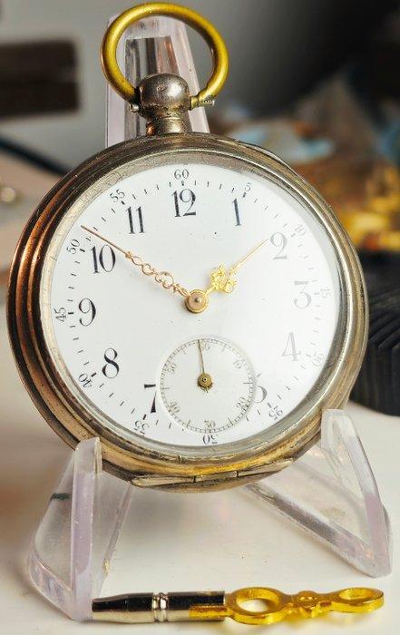cylinder - 10 rubis - 12577 - 1850-1900, Sieraden, Tassen en Uiterlijk, Horloges | Heren