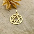 Gouden hanger van een Davidster (Hanger of bedel), Ophalen of Verzenden, Gebruikt, Goud, Overige merken