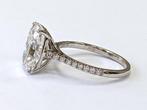 Zonder Minimumprijs - Ring - 18 karaat Witgoud - 5.29ct. tw., Nieuw