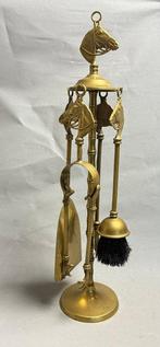 onbekend - Openhaard accessoire (5) - Gegoten messing -, Antiek en Kunst