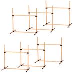 6tlg Agility Set Honden Agility Uitrustingsset Met Vlechtsta, Dieren en Toebehoren