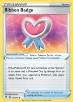 ribbon badge 155/203 evolving skies, Hobby en Vrije tijd, Verzamelkaartspellen | Pokémon, Ophalen of Verzenden, Nieuw, Losse kaart