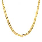 Gouden collier valkenoog 60 cm 14 krt