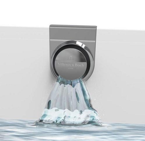 Watertoevoer Villeroy & Boch In Overloop Voor Oberon Ligbad, Doe-het-zelf en Verbouw, Sanitair, Bad, Nieuw, Chroom, Ophalen of Verzenden