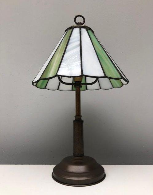 Tiffany (Style) - Tafellamp - Glas-in-lood, Antiek en Kunst, Curiosa en Brocante