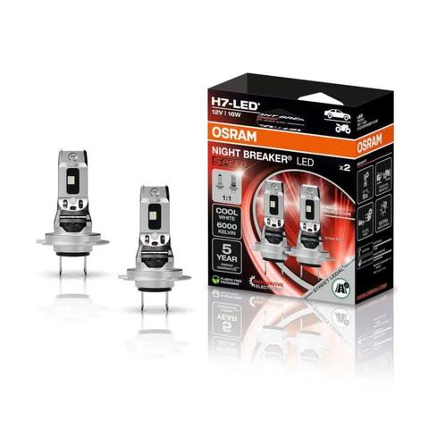 Osram H7 Night breaker Led Speed Cool White 6000 Kelvin P..., Auto-onderdelen, Verlichting, Nieuw, Ophalen of Verzenden