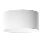 Linnen lampenkap wit ovaal 50/33/25, Huis en Inrichting, Lampen | Lampenkappen, Wit, Nieuw, Modern, Ovaal