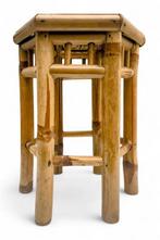 Plantentafel - Zeshoekige Bamboe Bijzettafel / Tafel -