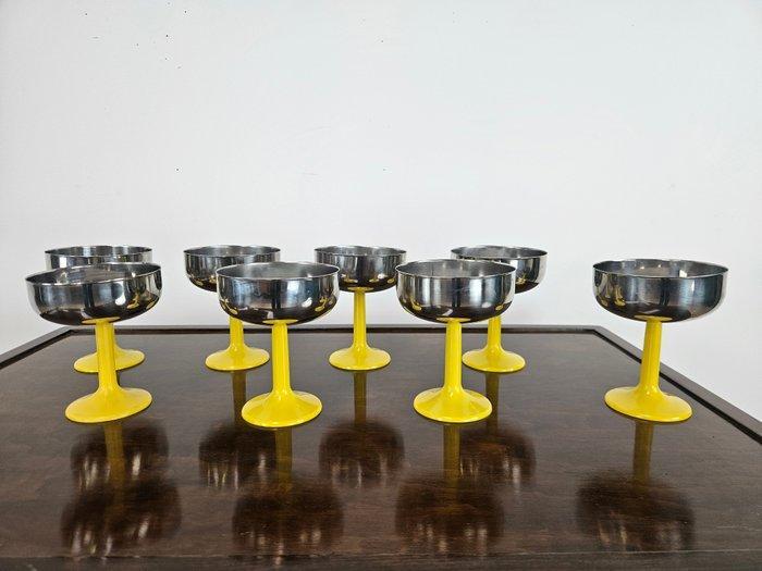 Bokaal (8) - Coppette per gelato italiane anni 70 2/2 -, Antiek en Kunst, Antiek | Meubels | Tafels