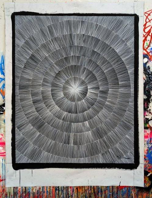 Tehos (1966) - Abstraction CL02 - XL, Antiek en Kunst, Kunst | Schilderijen | Modern