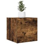vidaXL Tv-wandmeubel 30,5x30x30 cm gerookt eikenkleurig, Minder dan 50 cm, Verzenden, Nieuw, Minder dan 100 cm