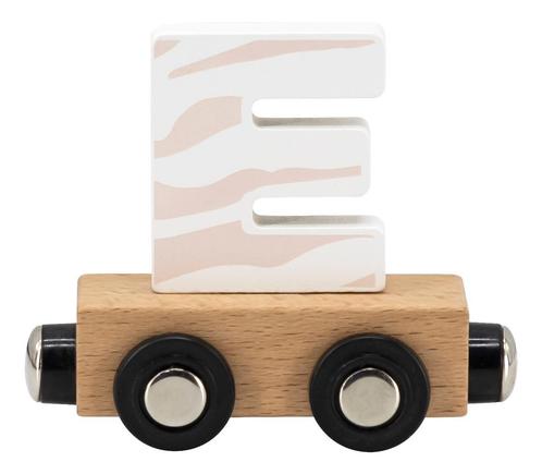 Tryco Houten Gekleurde Lettertrein - Letter E TR-353024, Kinderen en Baby's, Kraamcadeaus en Geboorteborden, Nieuw, Verzenden