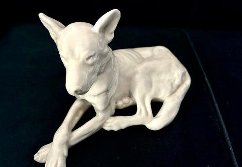 Herend - Beeldje - German Shepard dog - Porselein, Antiek en Kunst, Antiek | Glas en Kristal