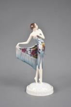 Goldscheider - Josef Lorenzl - Beeld, Élégante Art Déco - 29