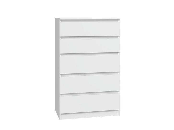 Ladekast M 5 lades wit Wit (Slaapkamer), Huis en Inrichting, Kasten | Ladekasten, 5 laden of meer, 25 tot 50 cm, Nieuw, Overige houtsoorten