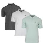 Donnay Donnay Heren - 3-Pack - Polo shirt Noah - Donkergrijs, Verzenden, Nieuw