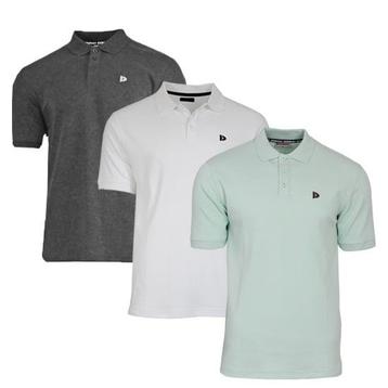 Donnay Donnay Heren - 3-Pack - Polo shirt Noah - Donkergrijs beschikbaar voor biedingen