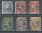 Nederland 1867/1868 - Koning Willem III - NVPH 7/12, Postzegels en Munten, Postzegels | Nederland, Gestempeld