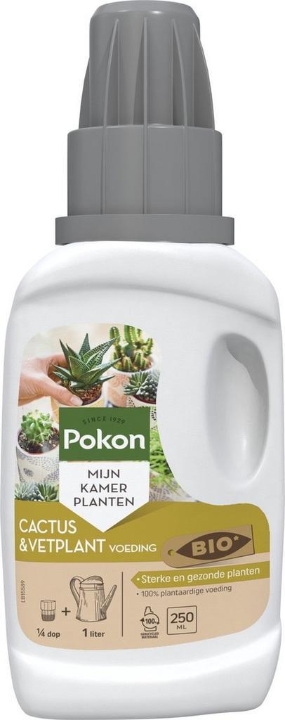 POKON BIO CACTUS & VETPLANT VOEDING 250 ML, Tuin en Terras, Aarde en Mest, Overige typen, Ophalen of Verzenden