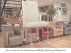 Leren eetkamerstoel Comfort met wieltjes - Toledo Avorio, Huis en Inrichting, Stoelen, Overige kleuren, Nieuw, Leer, Ophalen of Verzenden