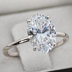 Zonder minimumprijs - Verlovingsring - 18 karaat Witgoud -