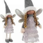 Ruhhy Fairy Grijze Kerstfiguur - Magische Glittervleugels..., Diversen, Kerst, Ophalen of Verzenden, Nieuw