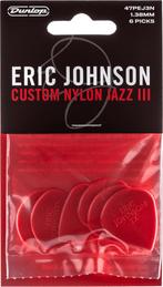 Jim Dunlop Eric Johnson Jazz III Plectrum 1.38 mm 6-pack, Ophalen of Verzenden, Nieuw, Elektrische gitaar
