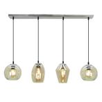 Design hanglamp amber, Lazaro, Huis en Inrichting, Lampen | Hanglampen, Design, Nieuw, Ophalen of Verzenden, Glas