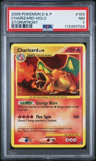 Charizard Lv.76 (STF 103) PSA 7, Hobby en Vrije tijd, Verzamelkaartspellen | Pokémon, Nieuw, Ophalen of Verzenden
