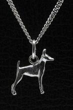 Zilveren Amerikaanse toy terrier ketting hanger - klein, Verzenden, Nieuw