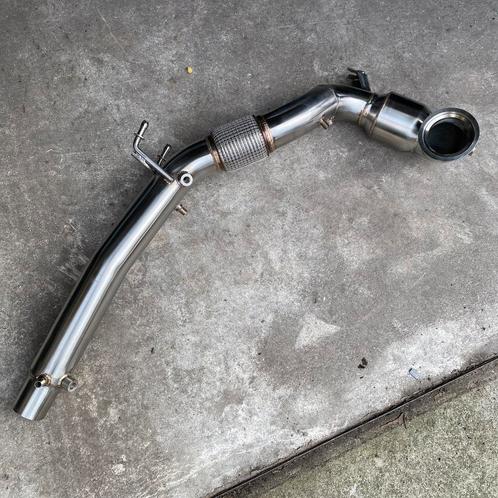 Catless downpipe Golf 8 GTI R Clubsport leverbaar 200cells, Auto-onderdelen, Uitlaatsystemen, Nieuw, 12 maanden garantie, Volkswagen