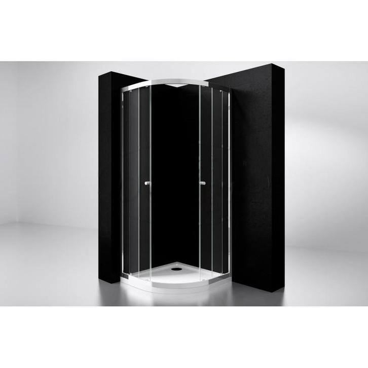 Douchecabine 100X100 Kwartrond Floor- Helder Glas (Badkamer), Doe-het-zelf en Verbouw, Sanitair, Nieuw, Ophalen of Verzenden