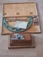 Lot of 5 Vintage Micrometers – Mixed Sizes – 3 with Original